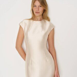 Reformation Belden Dress Ivory, Size 6